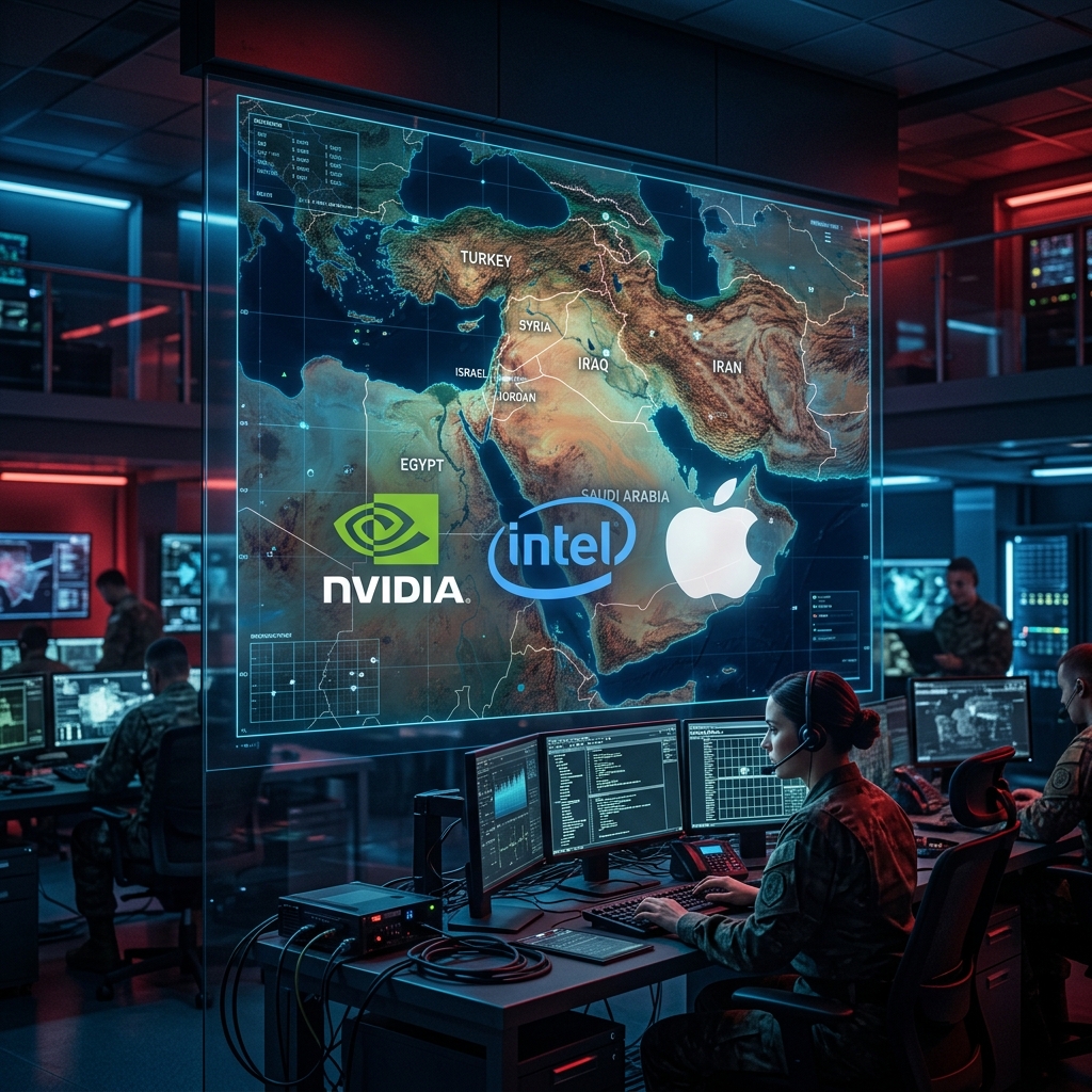 Alerta máxima en el sector tecnológico: Irán emite amenazas directas contra 18 gigantes de EE.UU.