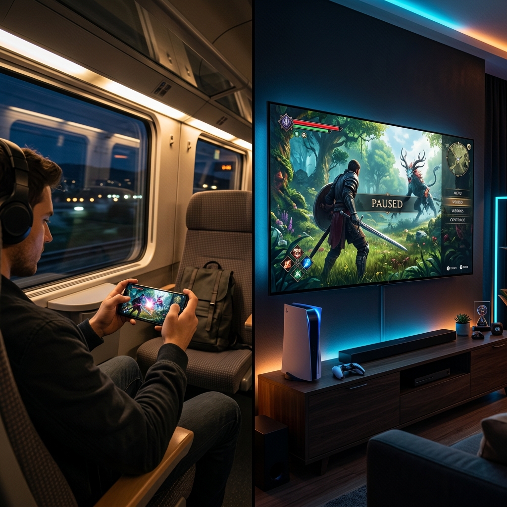 Cross-save total: Cómo el gaming 'Commute-Friendly' ha matado a las consolas portátiles