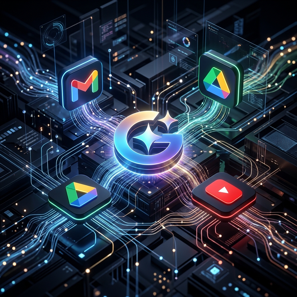 El fin de buscar archivos: Google Gemini ahora 'entiende' tu Gmail, Drive y YouTube para responderte