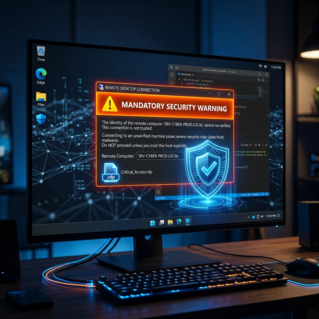 Alerta en Windows: Por qué no debes ignorar los nuevos avisos de seguridad al usar el Escritorio Remoto (RDP)
