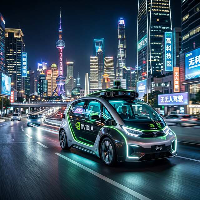 Nvidia conquista China: BYD y Geely adoptan su plataforma de Robotaxis