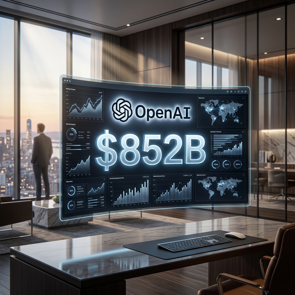 OpenAI rompe todos los récords: Valoración de 852.000 millones tras una ronda histórica de financiación