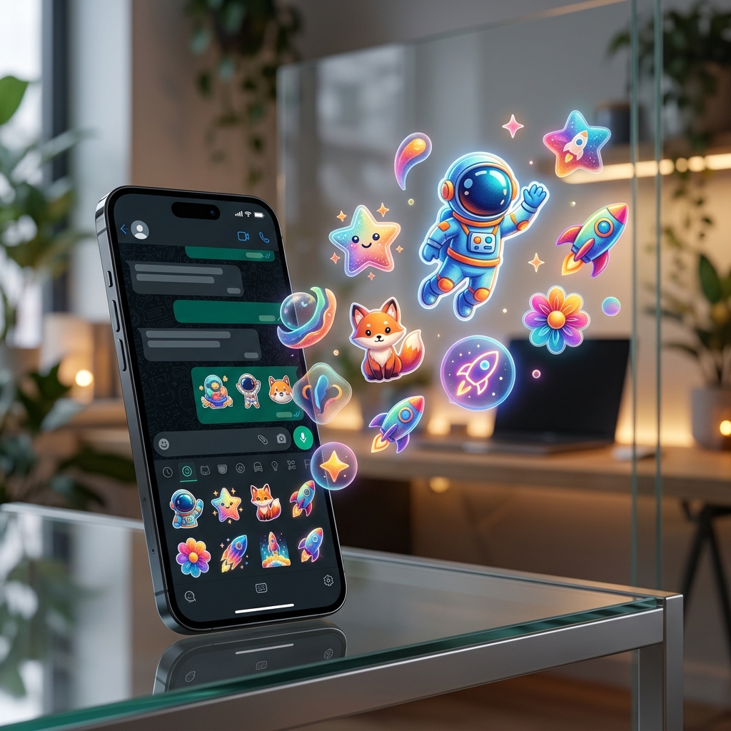 WhatsApp se vuelve inteligente: Nuevas sugerencias de stickers y retoques de fotos con IA de Meta